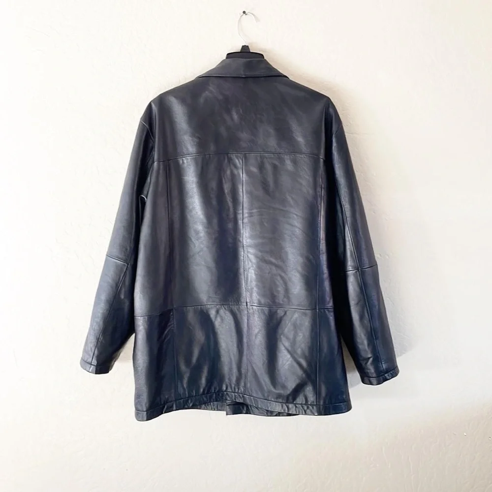 Wilson’s Leather‎ Pelle Studio Thinsulate Soft Leather Black Jacket